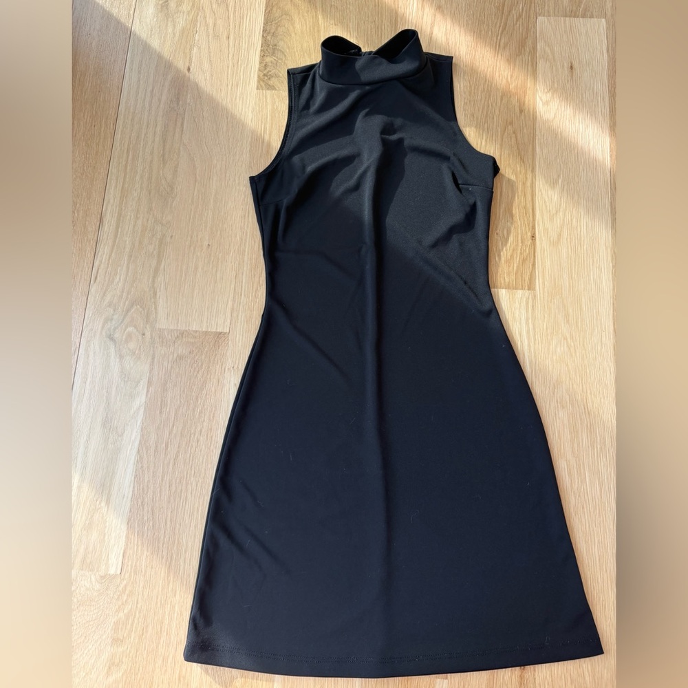 Perseption Black Sleeveless Mini Dress